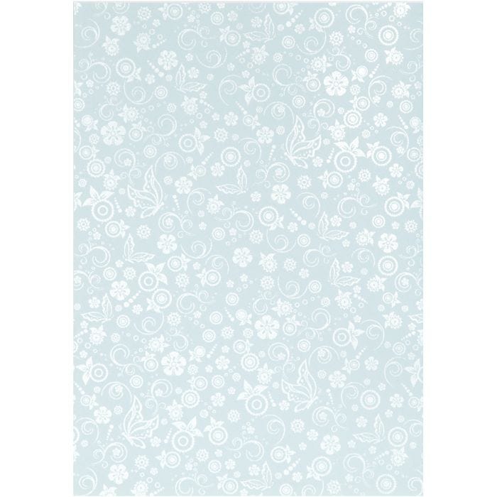 Paperi, A4, arkki 210x297 mm, 80 g, vaaleansininen, 20 ark/ 1 pkt