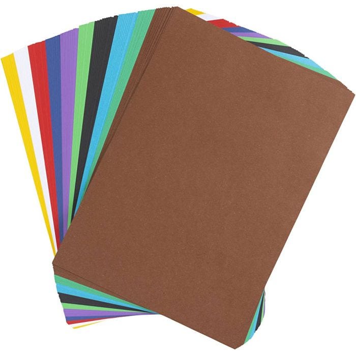 Creativ-paperi, koko A4, 120 g, 100ark/ 1 pkt