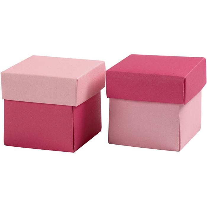 Taittelurasia, koko 5,5x5,5 cm, 250 g, rosa/pinkki, 10 kpl/ 1 pkt