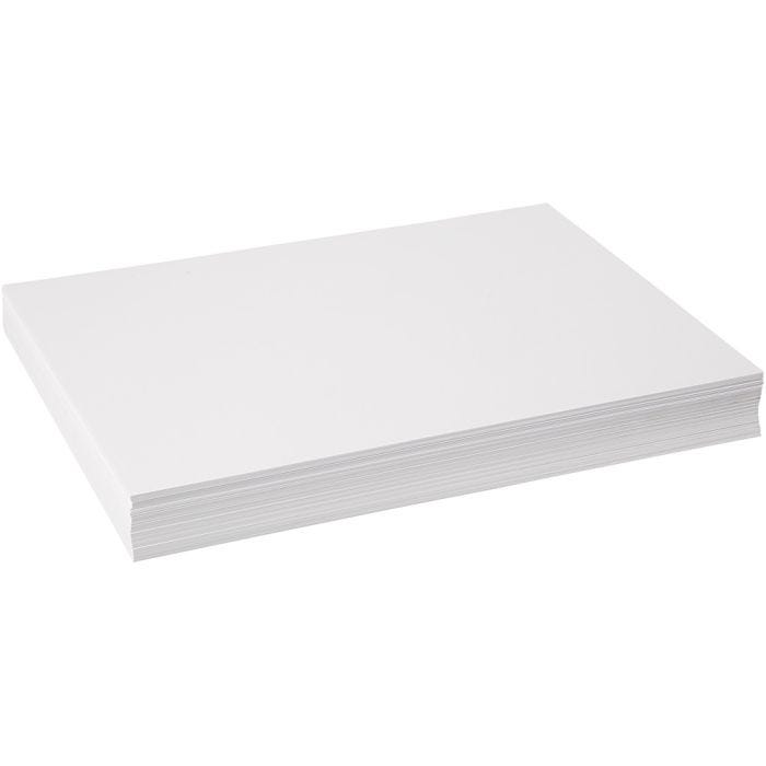 Piirustuspaperi, A3, arkki 297x420 mm, 160 g, valkoinen, 250ark/ 1 pkt