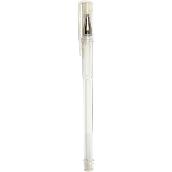 Geelikynät, paksuus 0,8 mm, valkoinen, 6kpl/ 1 pkt