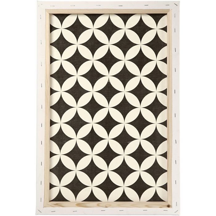 Maalauspohja, S: 1,7 cm, koko 40x60 cm, 360 g, valkoinen, 1 kpl
