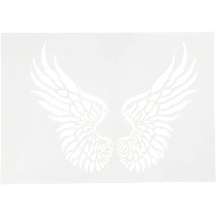Taipuisa sabloni, siivet, A4, arkki 210x297 mm, 1 kpl