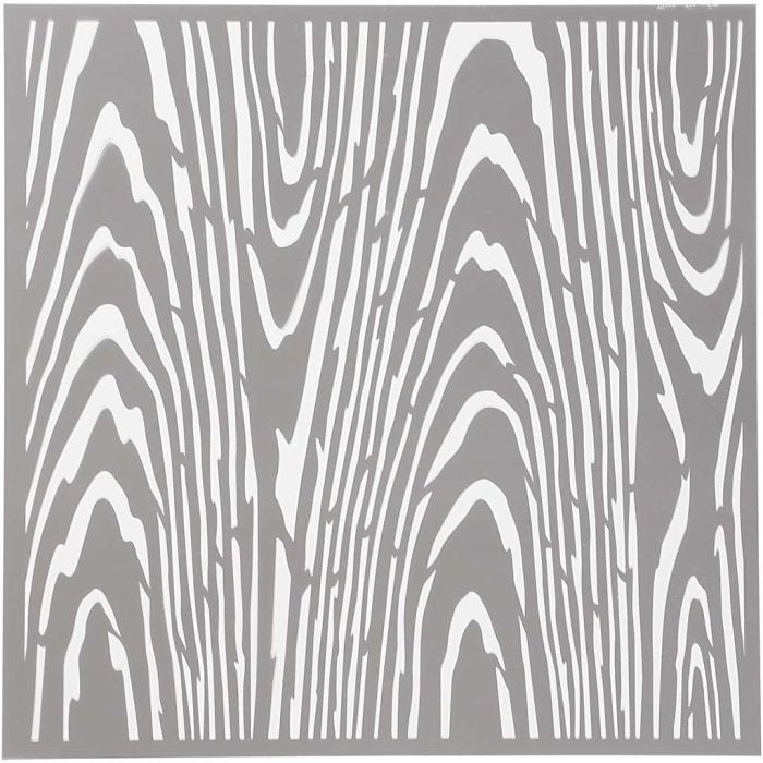Sabloni, puupinta, koko 30,5x30,5 cm, paksuus 0,31 mm, 1 ark