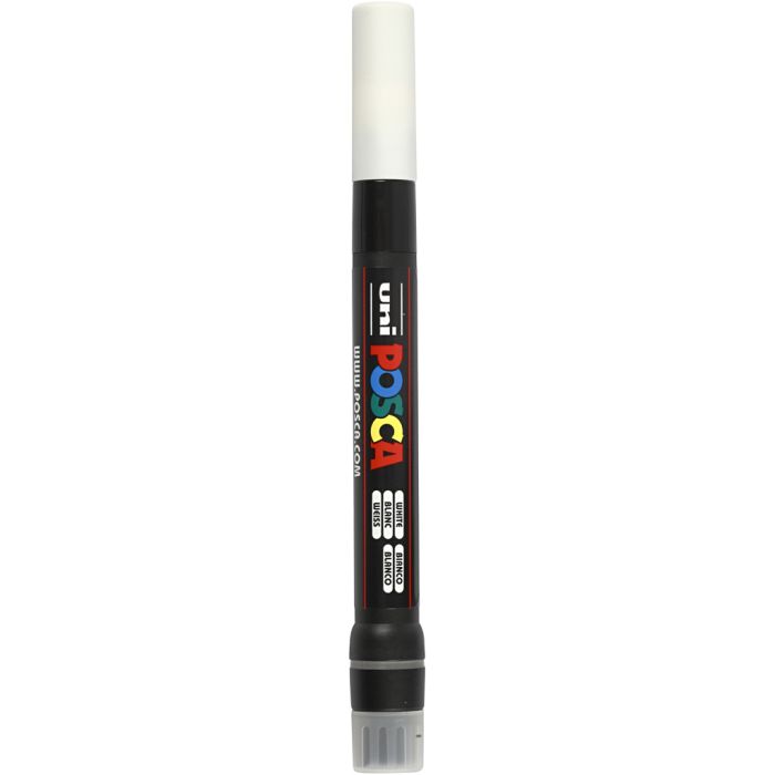 Posca Marker, nro PCF350, paksuus 1-10 mm, sivellin, valkoinen, 1 kpl