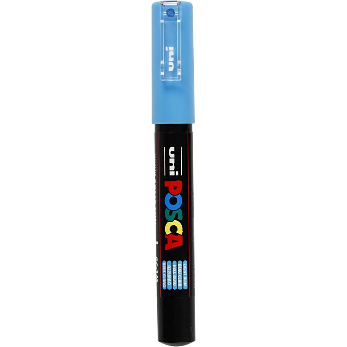 Posca Marker, nro PC-1M, paksuus 0,7 mm, extrafine, vaaleansininen, 1 kpl