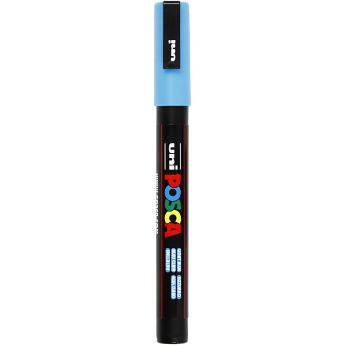 Posca Marker, nro PC-3M, paksuus 0,9-1,3 mm, fine, vaaleansininen, 1 kpl
