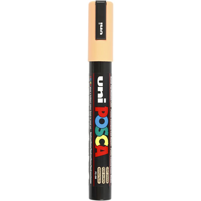 Posca Marker, nro PC-5M, paksuus 2,5 mm, medium, pale orange, 1 kpl
