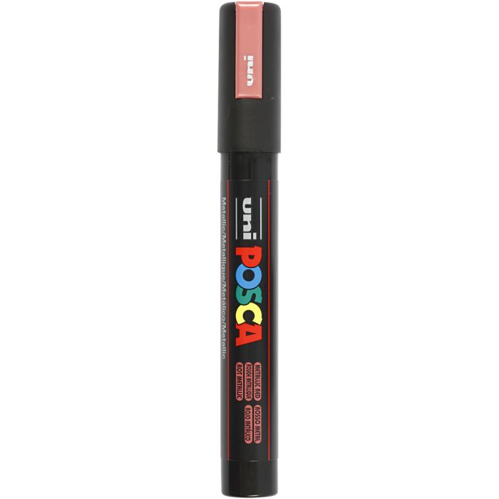 Posca Marker, nro PC-5M, paksuus 2,5 mm, medium, metallipunainen, 1 kpl