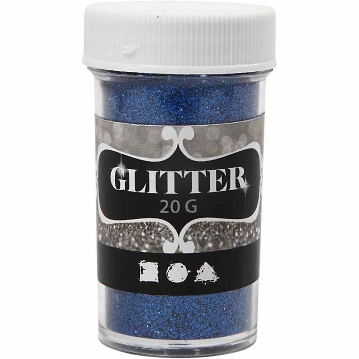 Kimalle, sininen, 20 g/ 1 tb