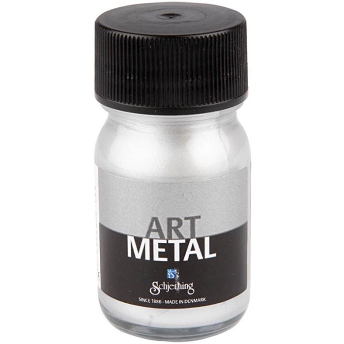 Askartelumaali Metallic, hopea, 30 ml/ 1 pll