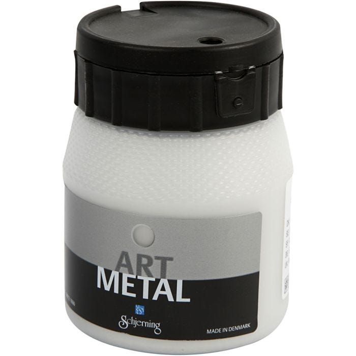 Askartelumaali Metallic, hopea(5110), 250 ml/ 1 pll