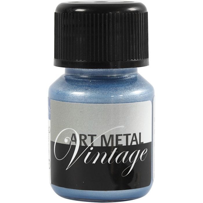 Askartelumaali Metallic, helmiäissininen(5031), 30 ml/ 1 pll