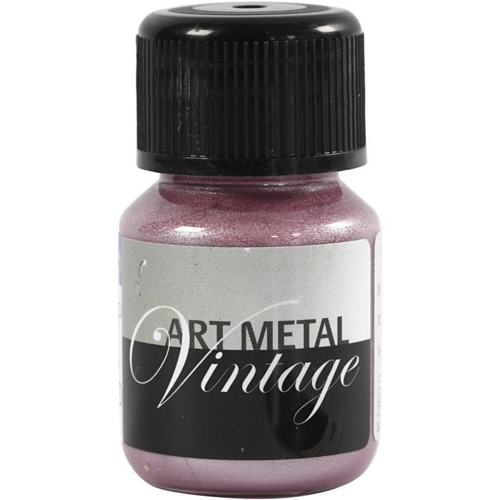 Askartelumaali Metallic, helmiäispunainen(5096), 30 ml/ 1 pll
