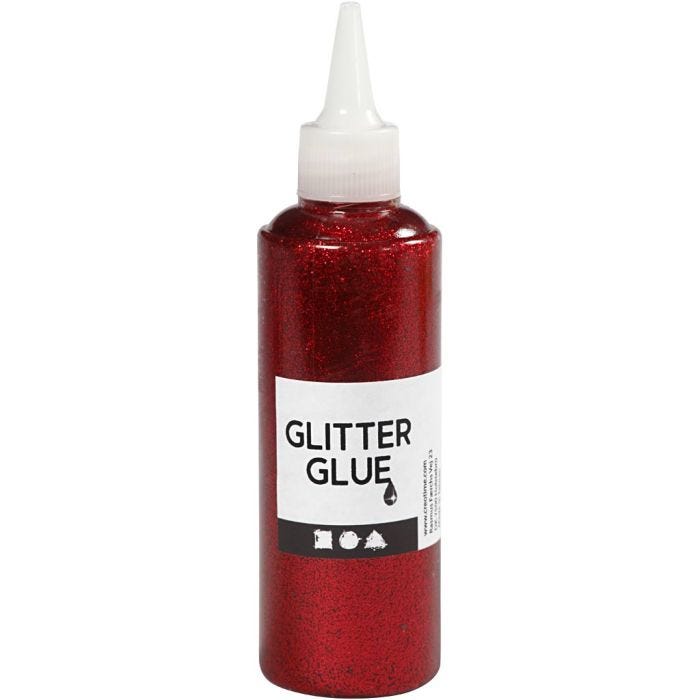 Kimalleliima, punainen, 118 ml/ 1 pll