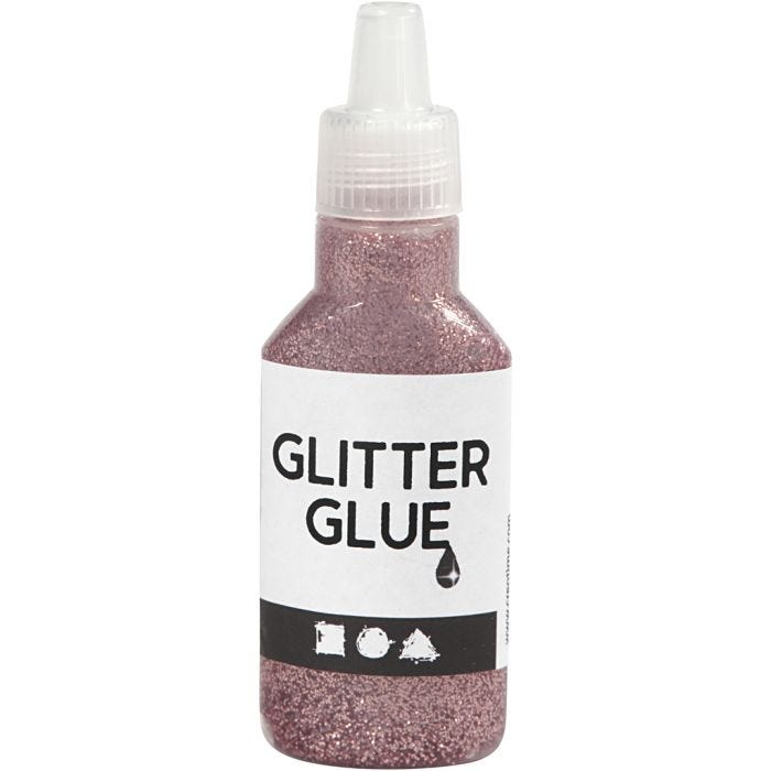 Kimalleliima, rosa, 25ml/ 1 pll