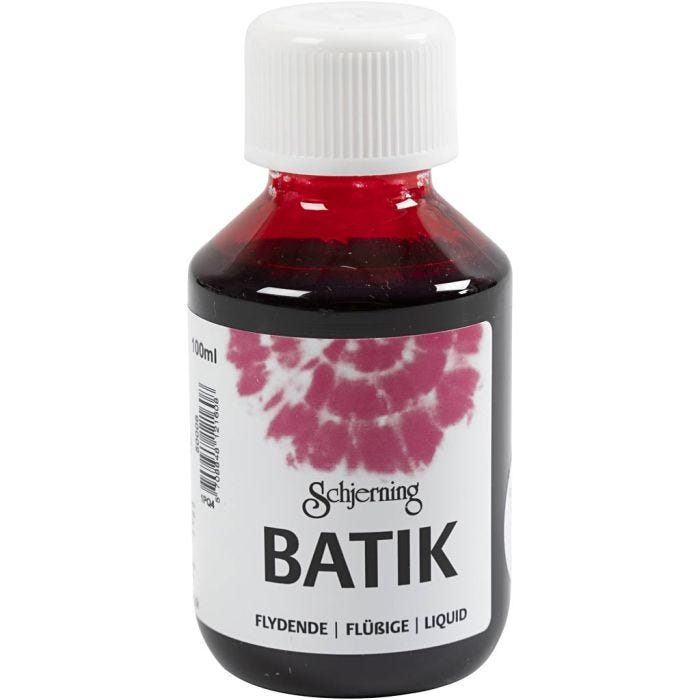 Tekstiiliväri, pinkki, 100 ml/ 1 pll