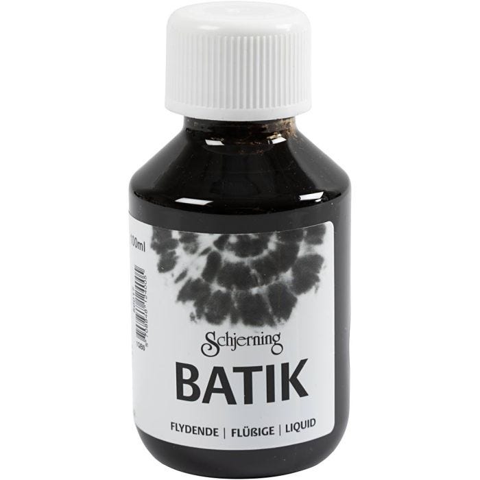 Tekstiiliväri, musta, 100 ml/ 1 pll