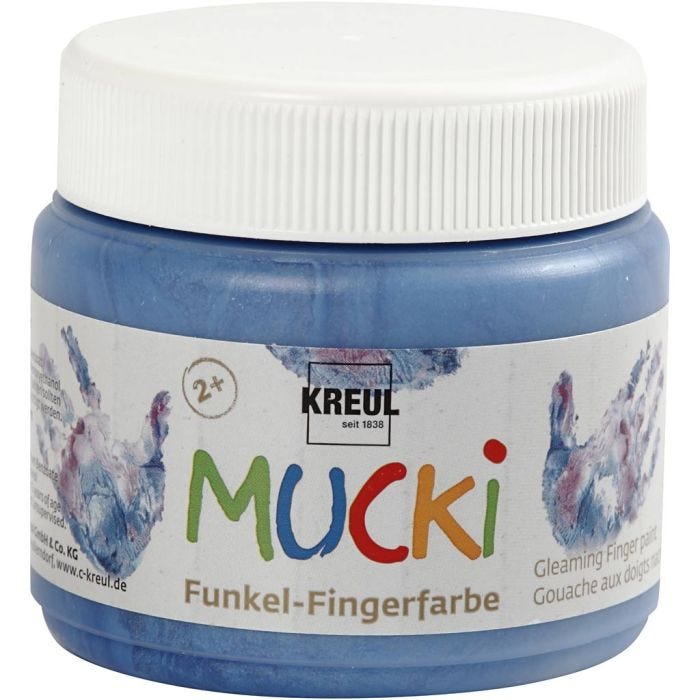 Mucki Sormiväri, metallic sininen, 150 ml/ 1 tb