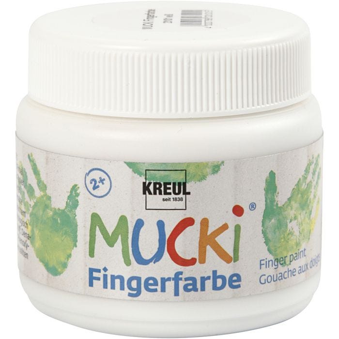 Mucki Sormiväri, valkoinen, 150 ml/ 1 tb