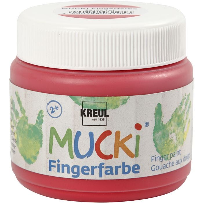 Mucki Sormiväri, punainen, 150 ml/ 1 tb