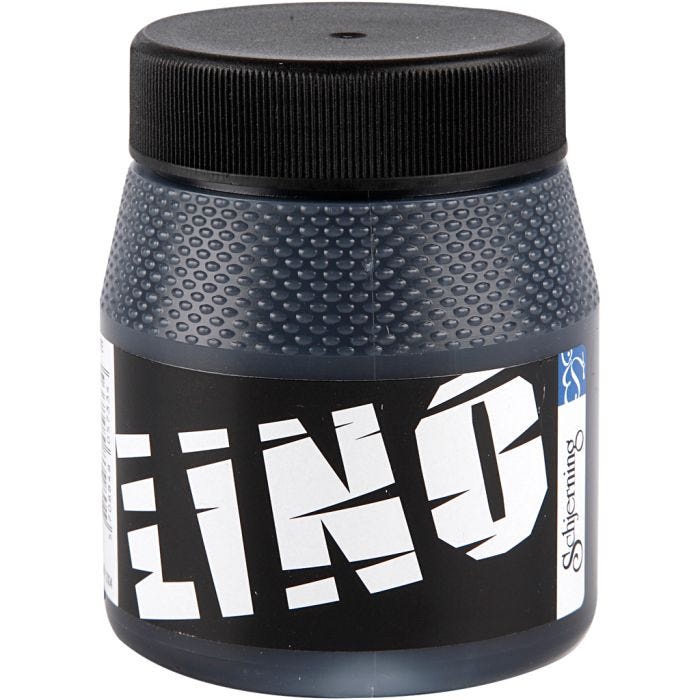 Linoväri, musta, 250 ml/ 1 tb