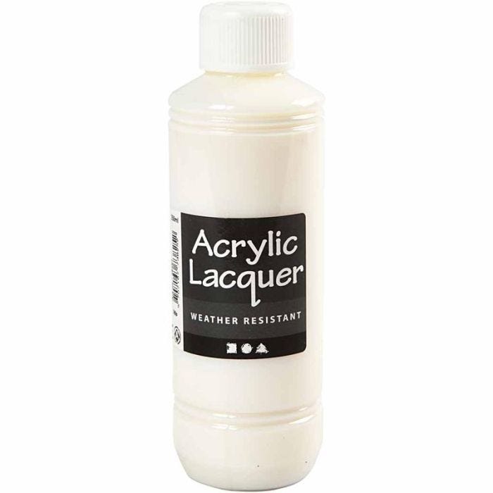 Akryylilakka, 250 ml/ 1 pll