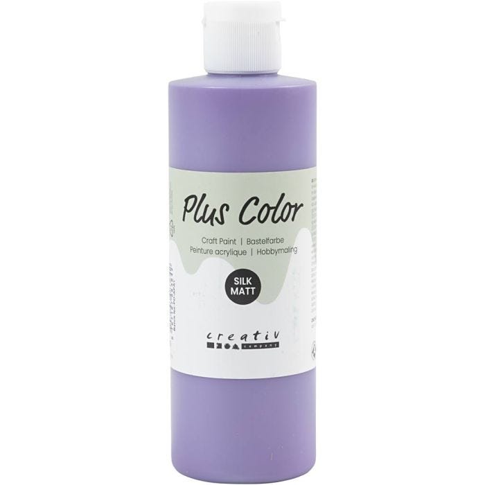 Plus Color- Askartelumaali, tumma lila, 250 ml/ 1 pll