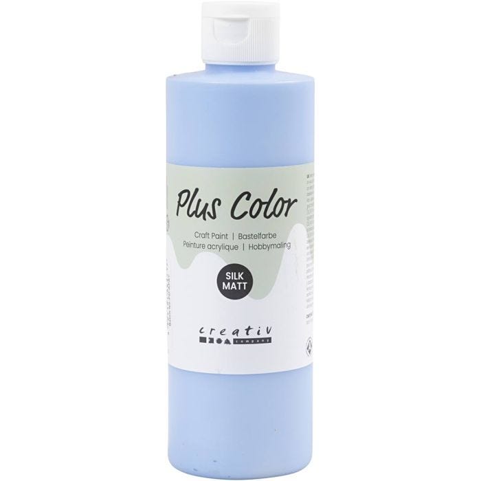 Plus Color- Askartelumaali, taivaansininen, 250 ml/ 1 pll