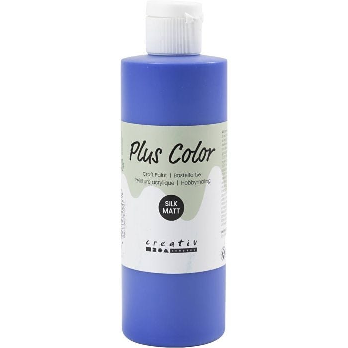 Plus Color- Askartelumaali, ultra marine, 250 ml/ 1 pll