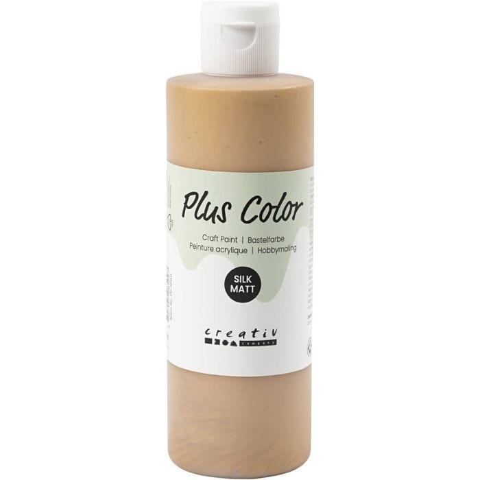 Plus Color- Askartelumaali, kulta, 250 ml/ 1 pll
