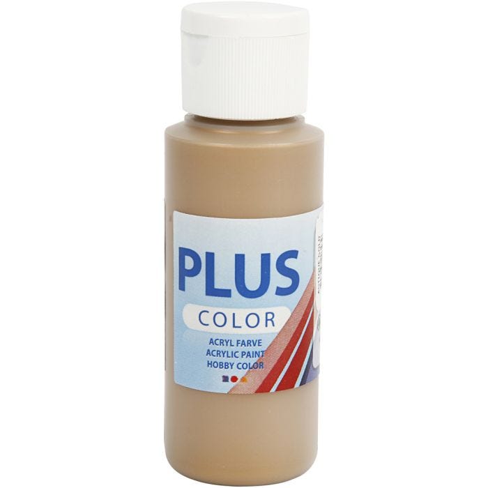 Plus Color- Askartelumaali, antiikkikullan väris, 60ml/ 1 pll