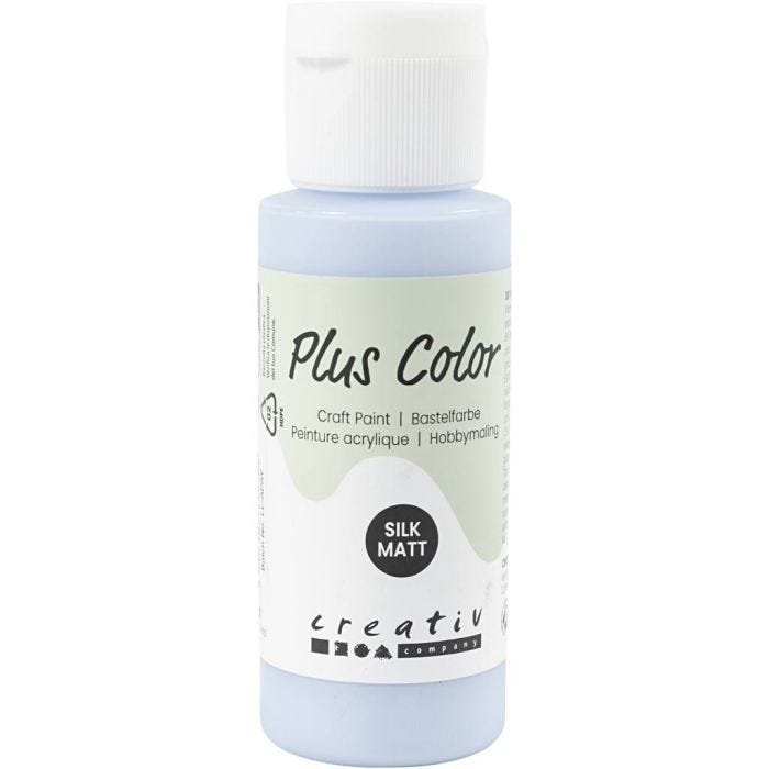 Plus Color- Askartelumaali, vaaleansininen, 60ml/ 1 pll