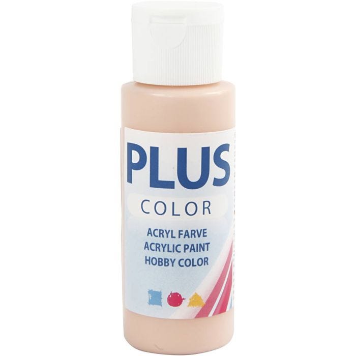 Plus Color- Askartelumaali, persikka, 60ml/ 1 pll