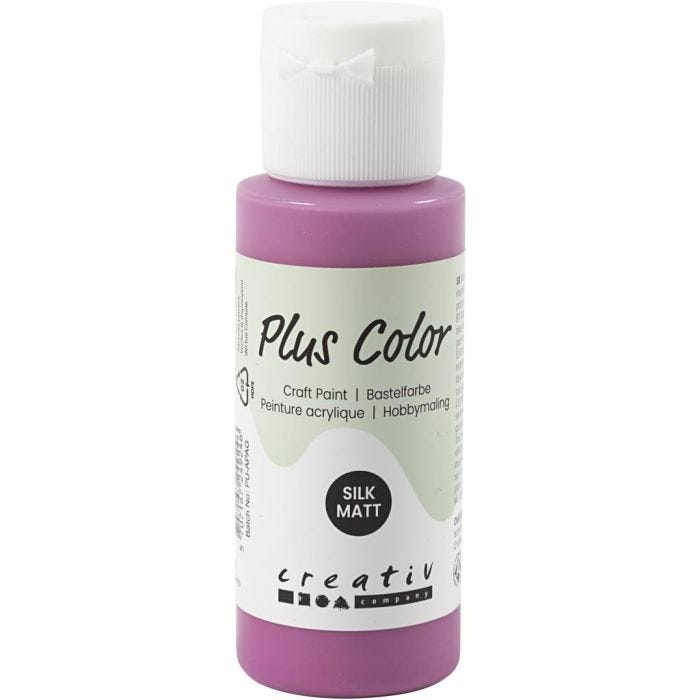 Plus Color- Askartelumaali, red plum, 60ml/ 1 pll