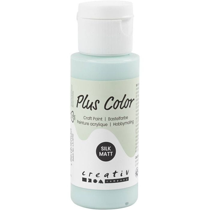 Plus Color- Askartelumaali, mintunvihreä, 60 ml/ 1 pll