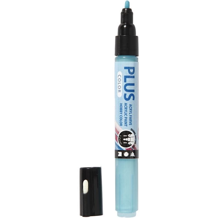 Plus Color -tussi, Pit. 14,5 cm, paksuus 1-2 mm, turkoosi, 5,5 ml, 1 kpl