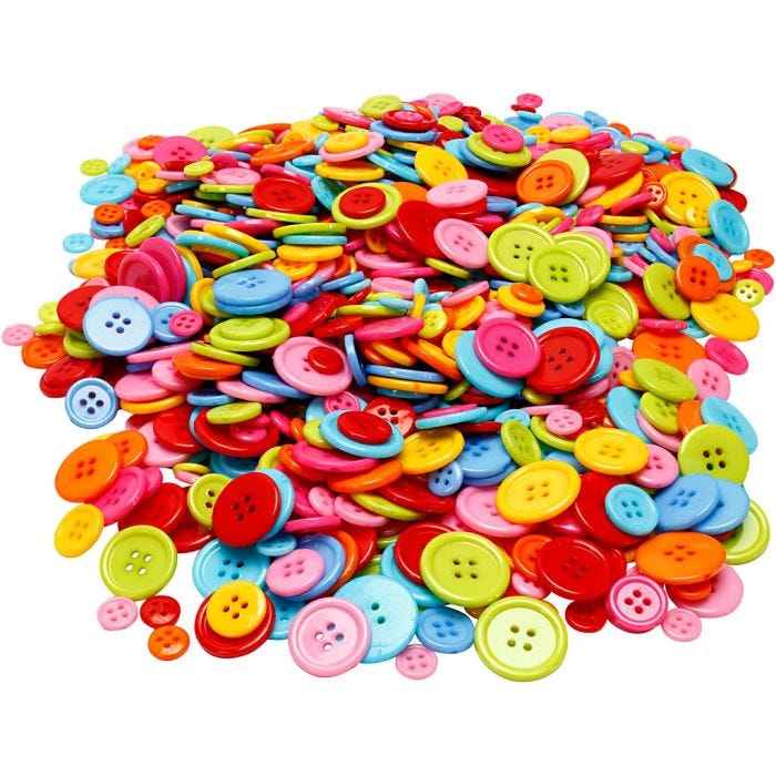 Nappilajitelma, halk. 10+15+20+22 mm, 500 g/ 1 pkt