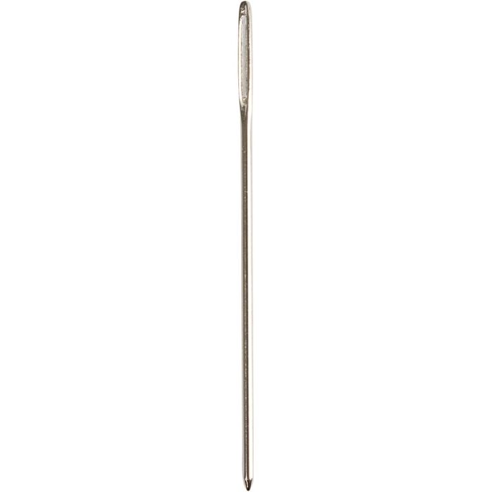 Kirjontaneula, Silmän pituus 9 mm , nro 18, Pit. 50 mm, tylppäkärkinen, 25 kpl/ 1 pkt