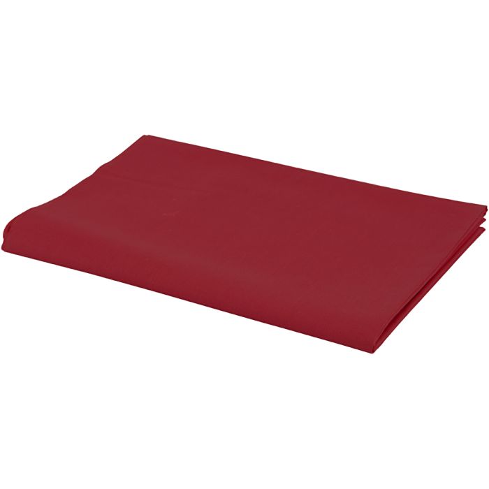Puuvillakangas, Lev: 145 cm, 140 g, punainen, 1 jm