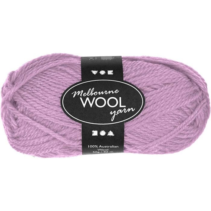 Melbourne-villalanka, 92 M, rosa, 50g/ 1 kerä