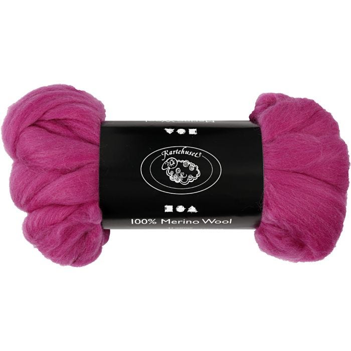 Merinovilla, 21 my, punaviol., 100g/ 1 pkt