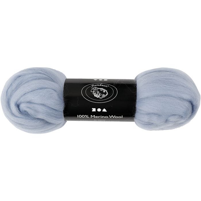 Merinovilla, 21 my, jäänsin., 100g/ 1 pkt