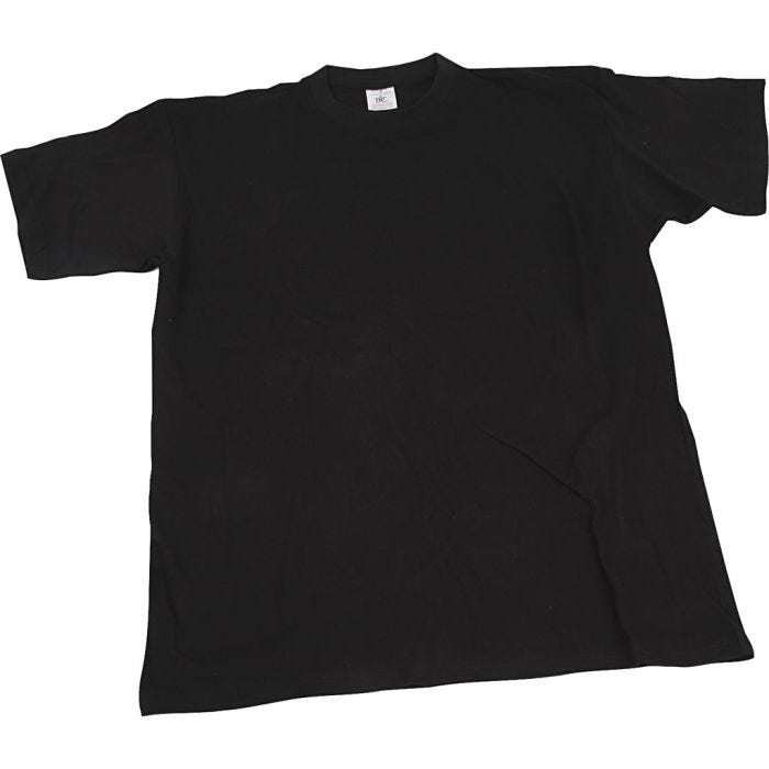 T-paidat, Lev: 59 cm, koko X-large, O-aukkoinen, 145 g, musta, 1 kpl