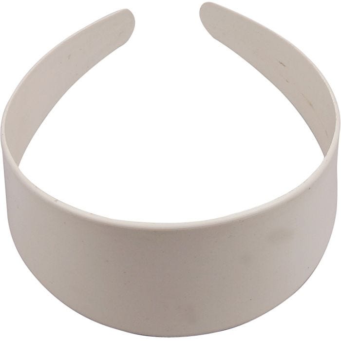 Hiuspanta, Lev: 40 mm, valkoinen, 20 kpl/ 1 pkt