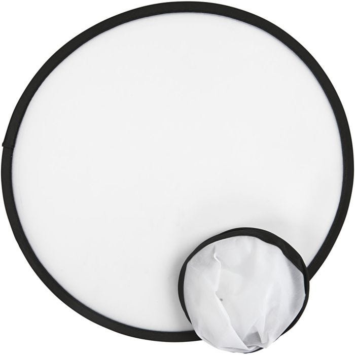 Frisbee, halk. 25 cm, valkoinen, 5 kpl/ 1 pkt