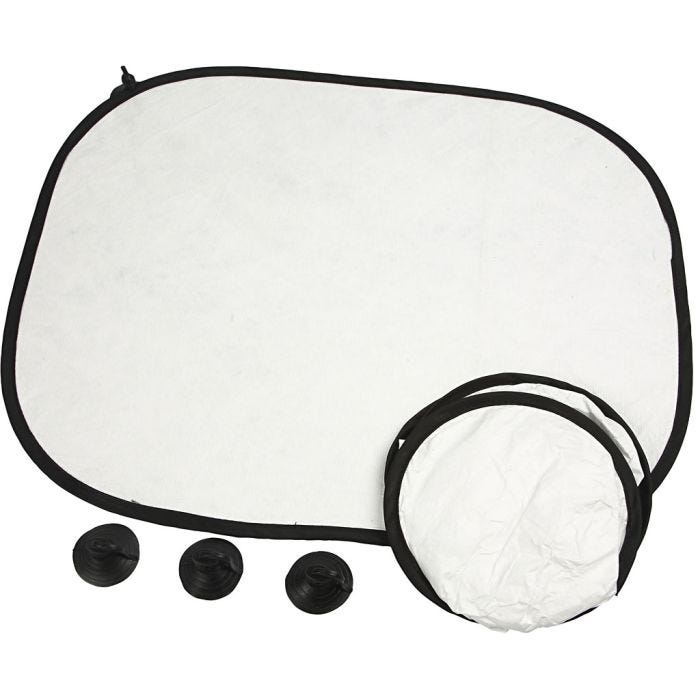 Häikäisysuojat, Kork. 35 cm, Lev: 44 cm, 2 kpl/ 1 pkt
