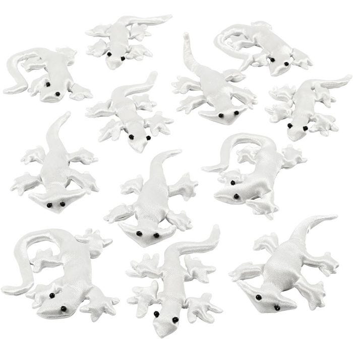 Kangasotukset, koko 10-14 cm, valkoinen, 12kpl/ 1 pkt