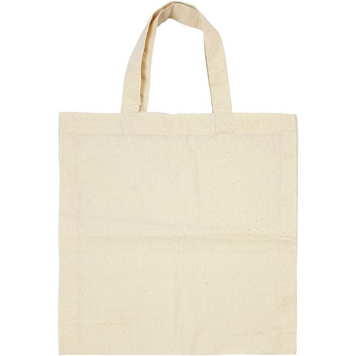 Ostoskassi , koko 27,5x30 cm, 135 g, vaalea natural, 5kpl/ 1 pkt