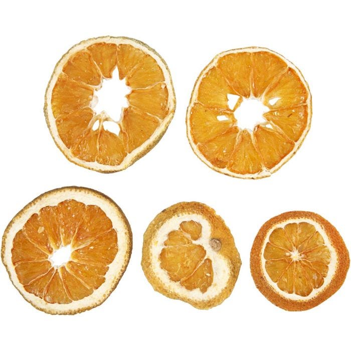Appelsiiniviipale, halk. 40-60 mm, 5 kpl/ 1 pkt